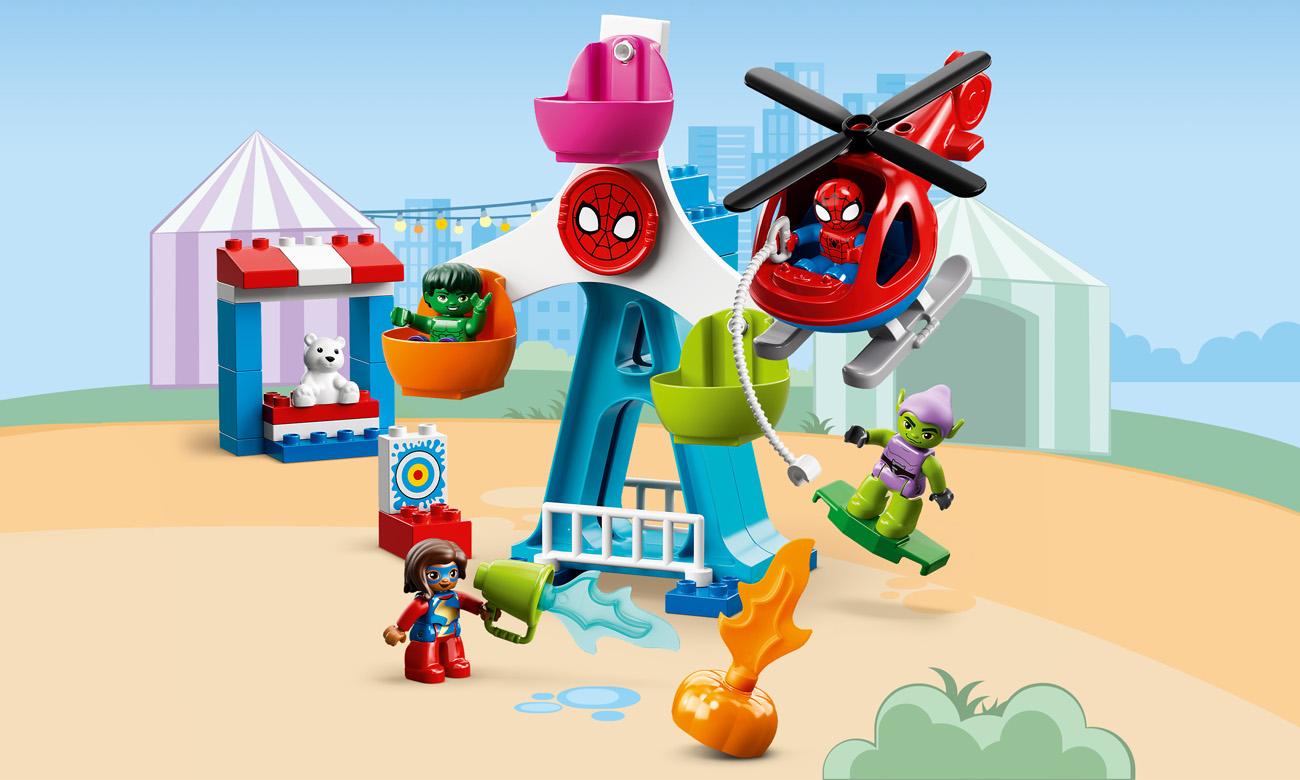 LEGO DUPLO Spider-Man i przyjaciele w wesołym miasteczku